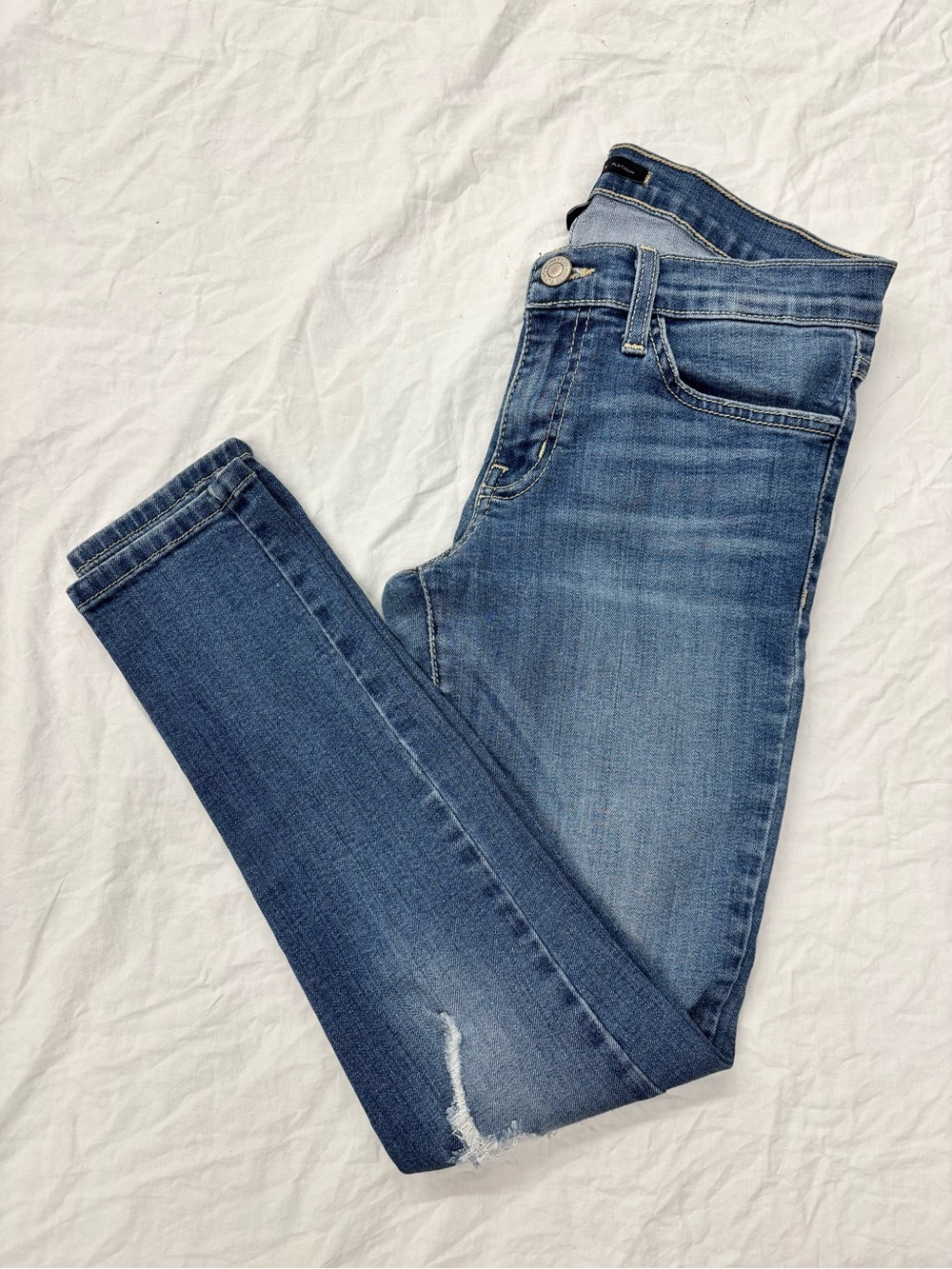 Flying Monkey Platinum Blue Skinny Jeans | Size 26